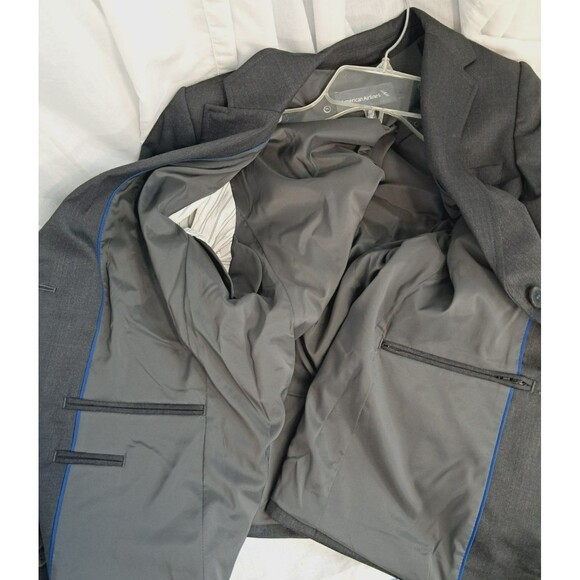 NWT American Airlines Flight Attendant Uniform Blazer Charcoal Wool Mix Size 6R - Picture 7 of 11